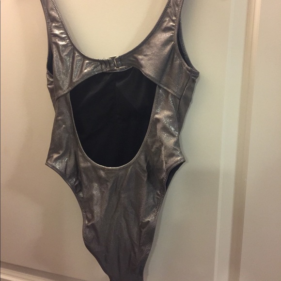 Shimmery Forever 21 1 Piece Bathing Suit - Picture 2 of 5
